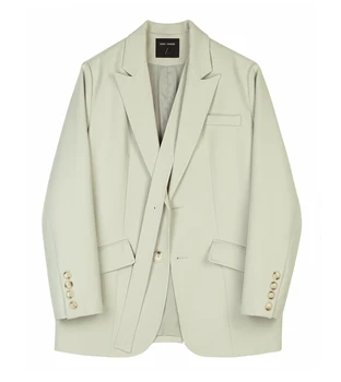 

Brand Design Elegant Single-breasted Women Blazer Jacket Retro Female Form Suit Coat Work Women Outerwear Coat With Bandage