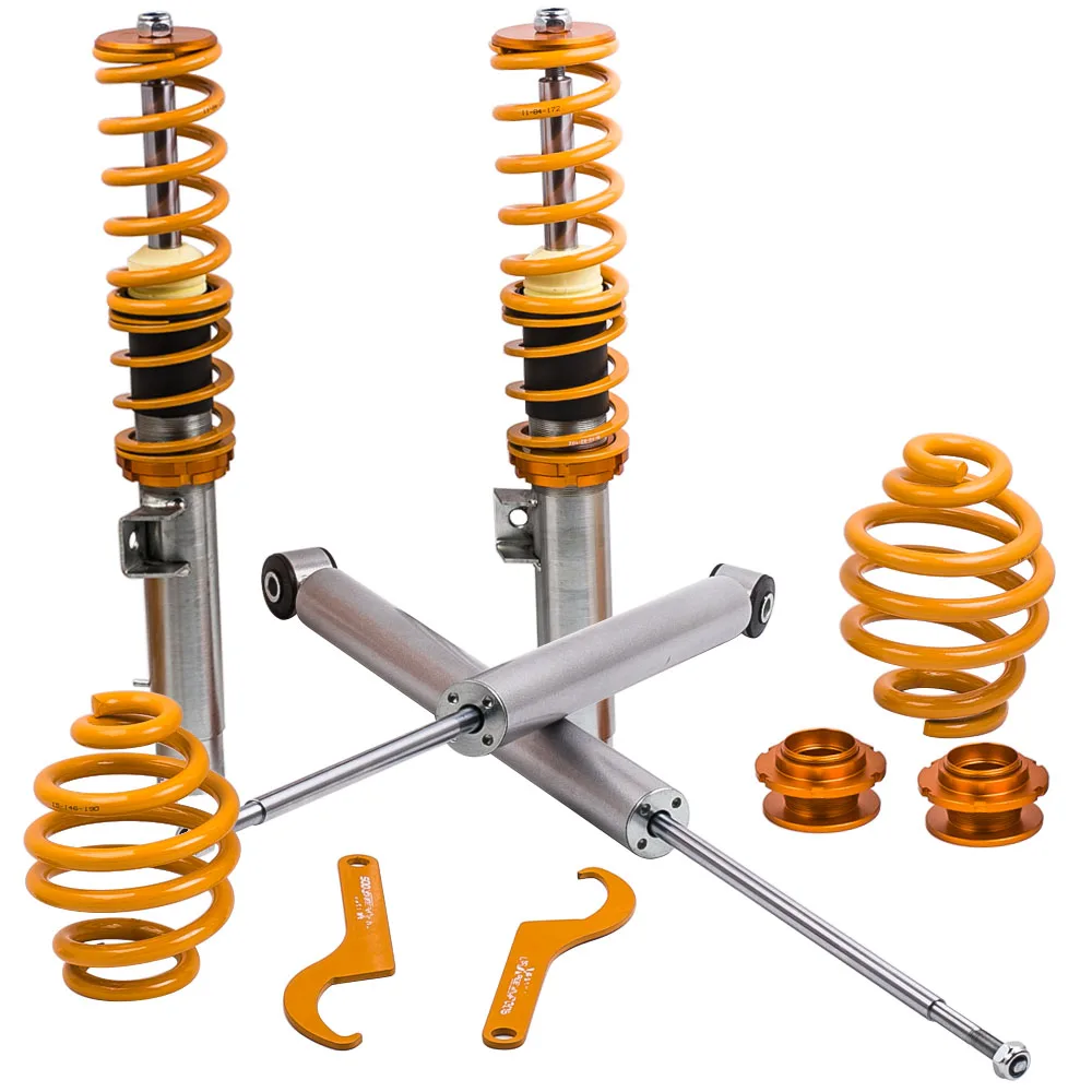 

Coilover Coilovers Kit Shock Suspension fit BMW 3 Series E46 1998-2005 320i 328i 323i M3 Shocks Absorber Damper Force Spring