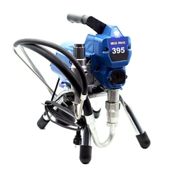 Charhs 395 máquina mal ventilada do pulverizador da pintura 1100w com terno da arma de pulverizador para o pintor da equipe da renovação