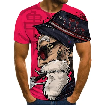

2020New funny t shirts men and women personality anime Dragon Ball Z 3D printing T-shirt fashion short-sleeved creative Tshirt