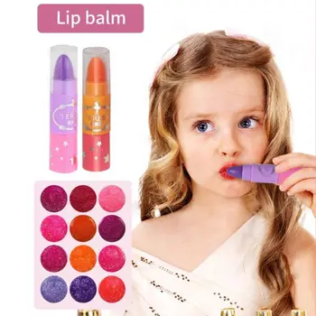 

Washable Pretend Play Kids Make Up Gifts Set Non Toxic Makeup Case Box Cosmetic Suit Travel Children Toys Q6PD