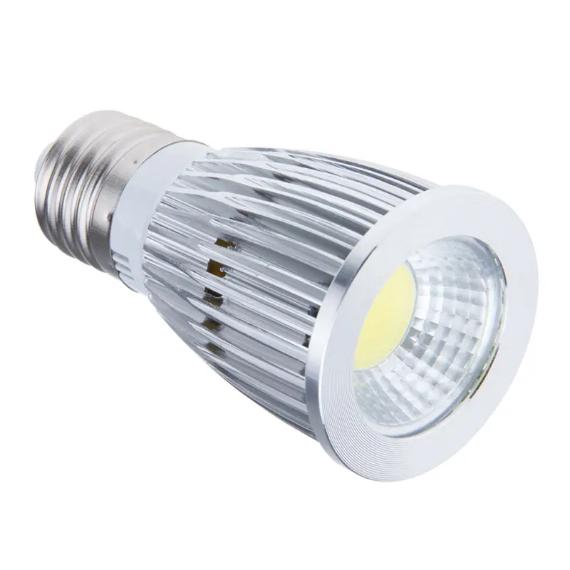 Dimmable 9W GU10 E27 900LM COB Светодиодный точечный светильник теплый белый мягкий безопасный светильник