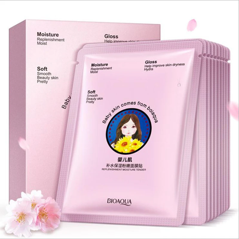 

BIOAQUA Baby Moisturizing Eye Mask Sleep Mask Eye Patches Anti-Puffines Anti Aging Dark Whitening Face Care