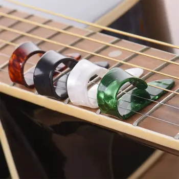

15pcs Stainless Steel Celluloid Thumb Finger Guitar paddles Picks+Case Box Grid