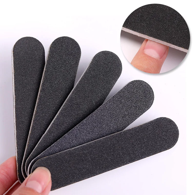 1/5/10Pcs Black Nail File Set Sanding Block Buffer Buffing Polish Beauty Professional Files Pedicure Tools | Красота и здоровье