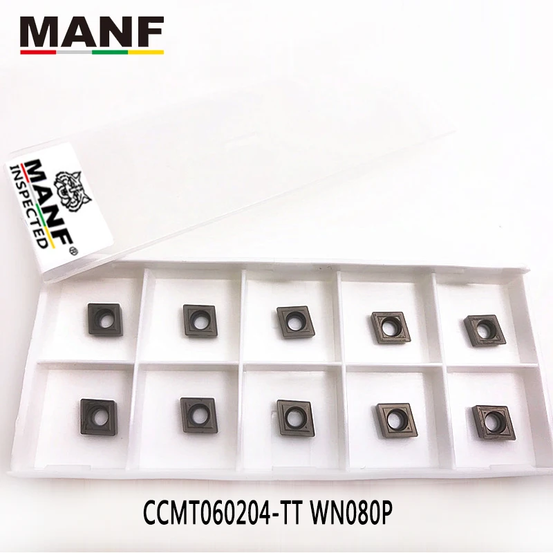 MANF токарные инструменты CCMT060204 карбидные вставки расточные пластины инструмент для нарезки токарные инструменты S10k-SCLCR06 SClCR1010h06