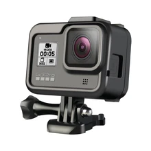 Защитный чехол-рамка для GoPro Hero 8, черный, для спортивной экшн-камеры, чехол для крепления корпуса, аксессуары для Go pro Hero 8