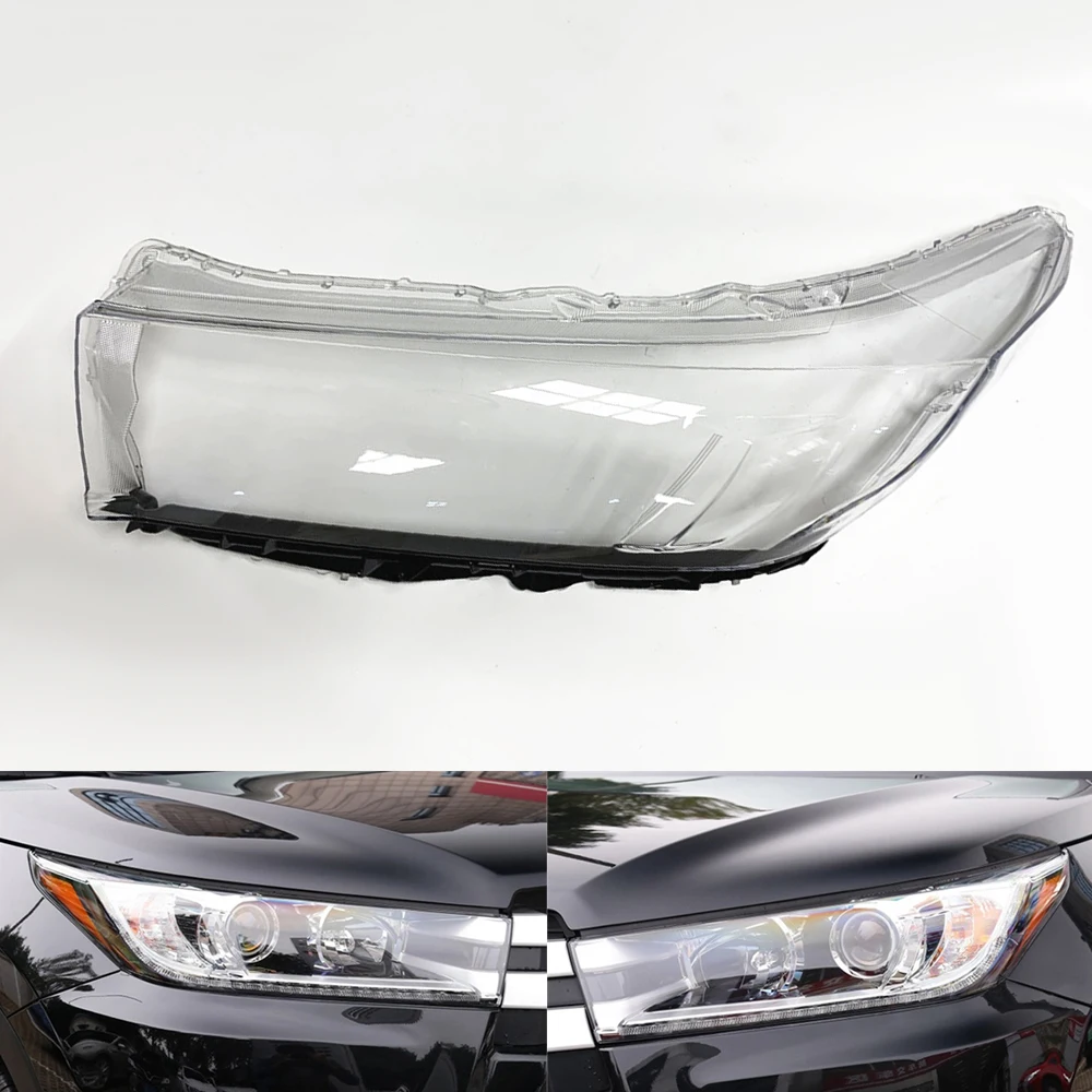 Для Toyota Highlander Автомобильная фара с прозрачными линзами, сменная Передняя Автомобильная крышка