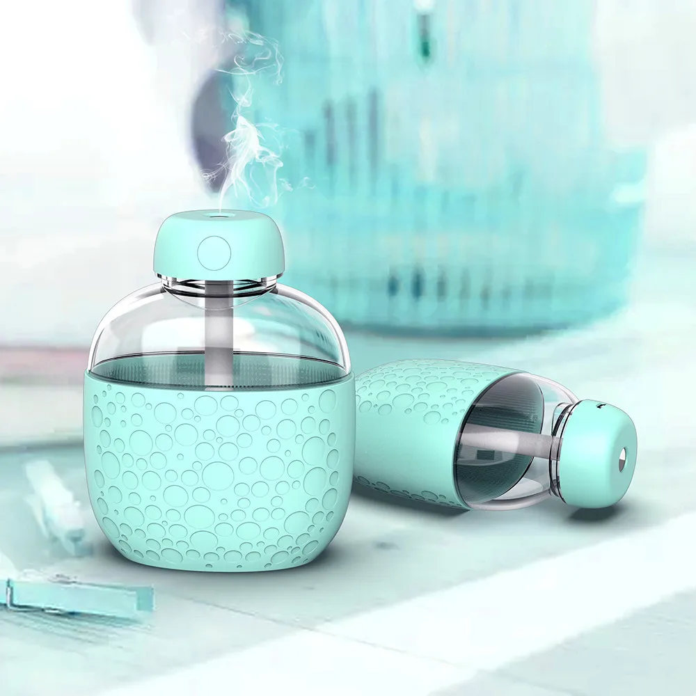 Mini Car USB LED Air Humidifier Diffuser Essential Oil Aroma Mist Purifier 200ml Mini Portable Intelligent Kettle Air Humidifier