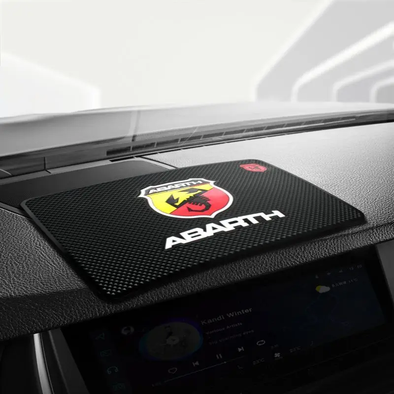 1pcs Car Non-Slip Mat Auto Dashboard Phone Anti-Slip For Abarth 500 595 695 500C 595C 695C Grande Punto EVO Accessories | Автомобили и