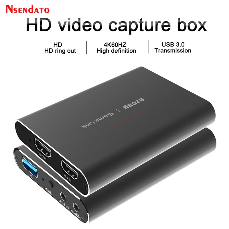 Ezcap은 311P 4K USB HD 비디오 캡처 카드, 1080P 60fps 녹화, ..