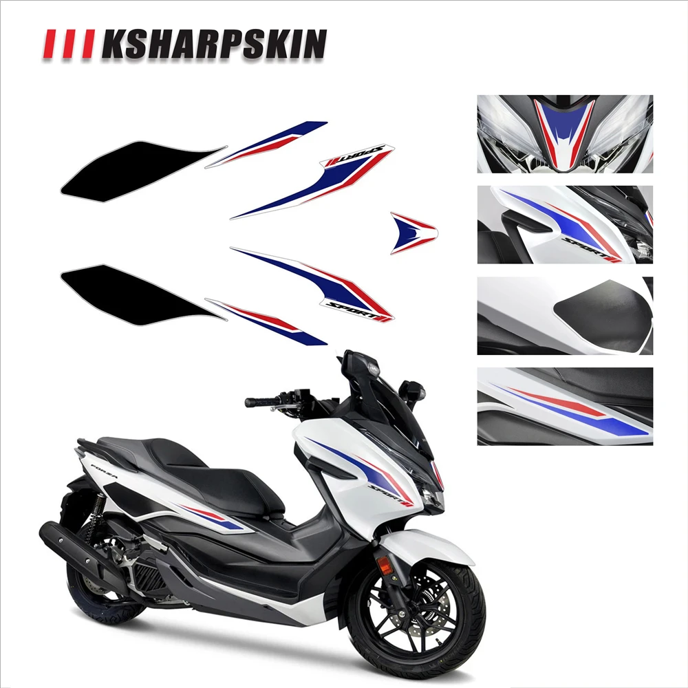Наклейка для защиты тела KSHARPSKIN декоративная Светоотражающая наклейка мотоцикла