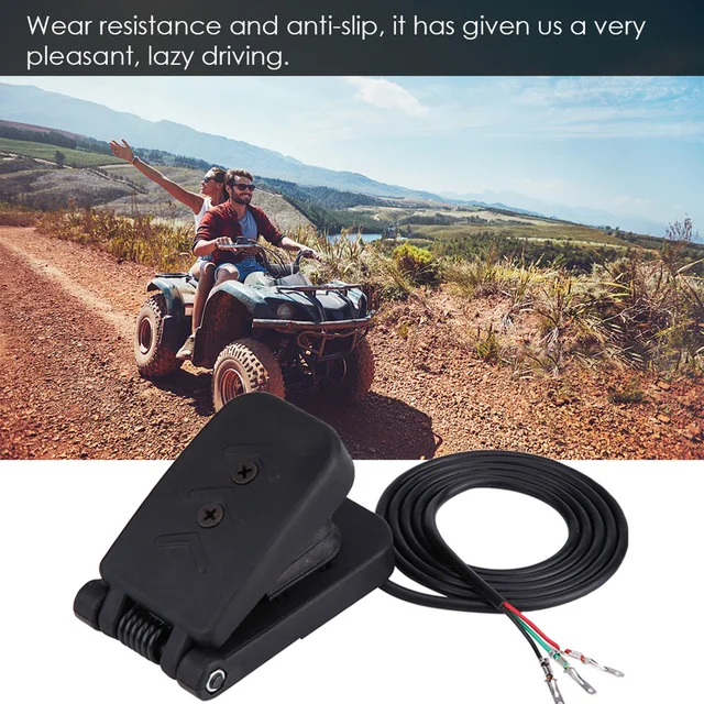 US $8.92 Foot Accelerate Pedal Throttle Speed Control Brake Pedal for Electric Motor Scooter Mini Bike Quad