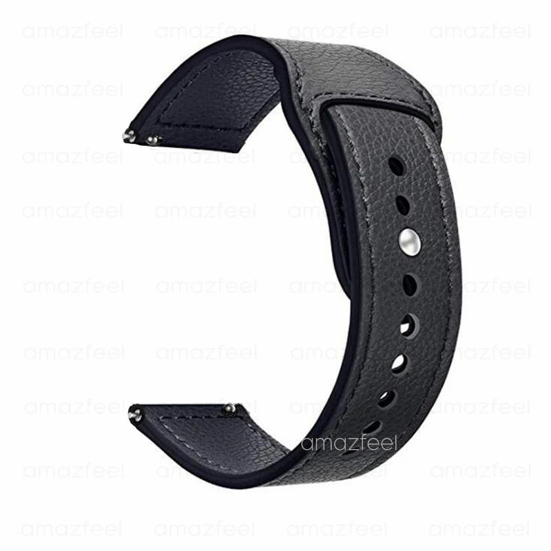 Ремешок из натуральной кожи для Garmin Vivoactive 3 Music Vivoactive 4, ремешок для часов, умный браслет, браслет Forerunner, 245 м, 645, браслет