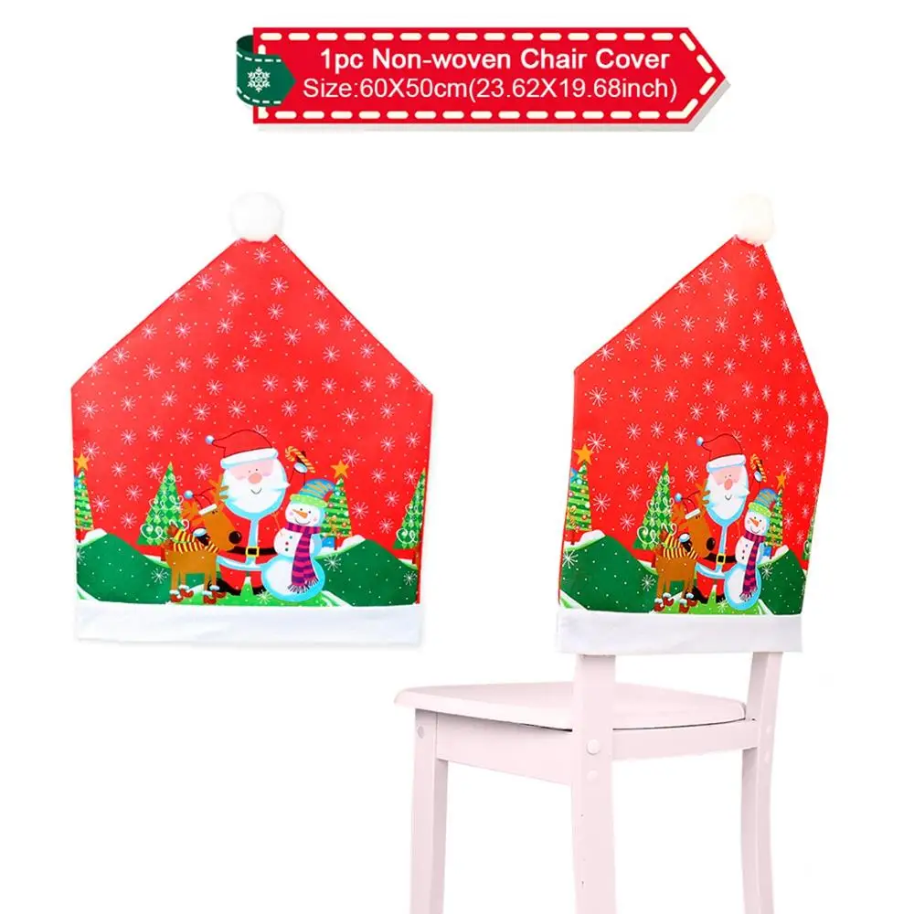 Navidad рождественские украшения для домашнего стола, Рождественская скатерть, прямоугольный Рождественский Декор, новогодняя - Цвет: Santa Claus