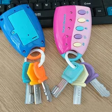 Головоломка музыкальный автомобиль игрушка-ключ красочный флэш музыка смарт-пульт дистанционного управления несколько звуков автомобиля ролевые игры игрушки