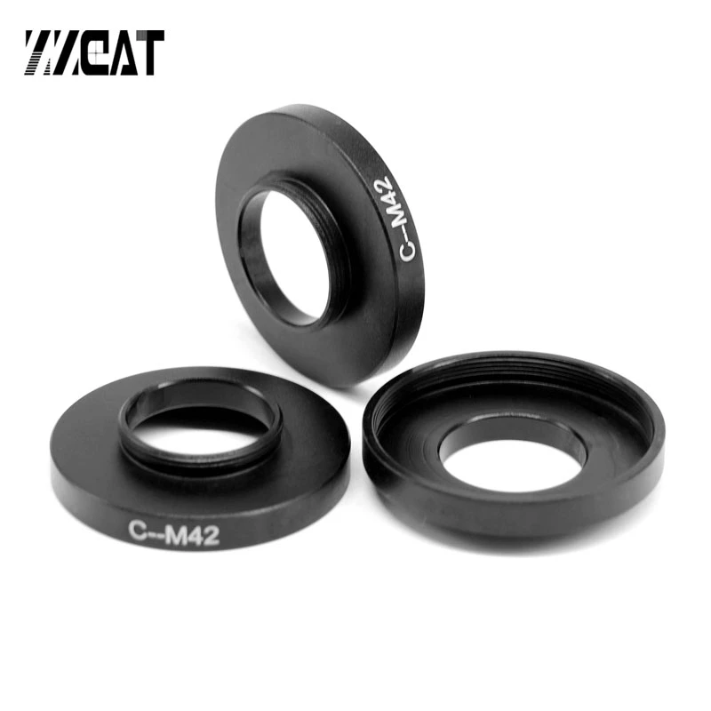 C to M42 Microscope Adapter Ring C mount to M42 x 0.75 Adaptor Rings