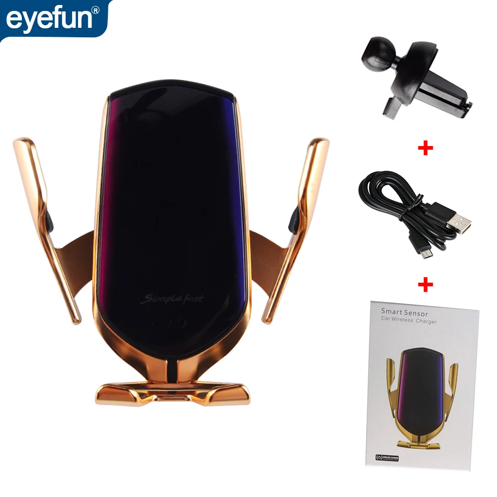 Беспроводное зарядное устройство Eyefun автоматически блокирует 10 Вт для