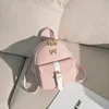 Women's Mini Backpack Luxury PU Leather Kawaii Backpack Cute Graceful Bagpack Small School Bags for Girls Bow-knot ► Photo 3/6