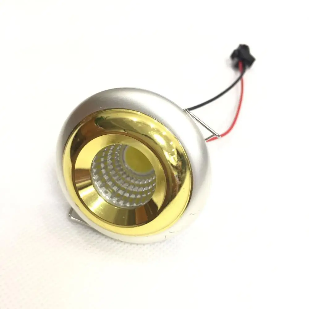 10 единиц 3 W светодиодный мини Einbauleuchte круглым verstellbarer черно-белую пятно Deckenlampe 220 V светодиодный-Schrankleuchte