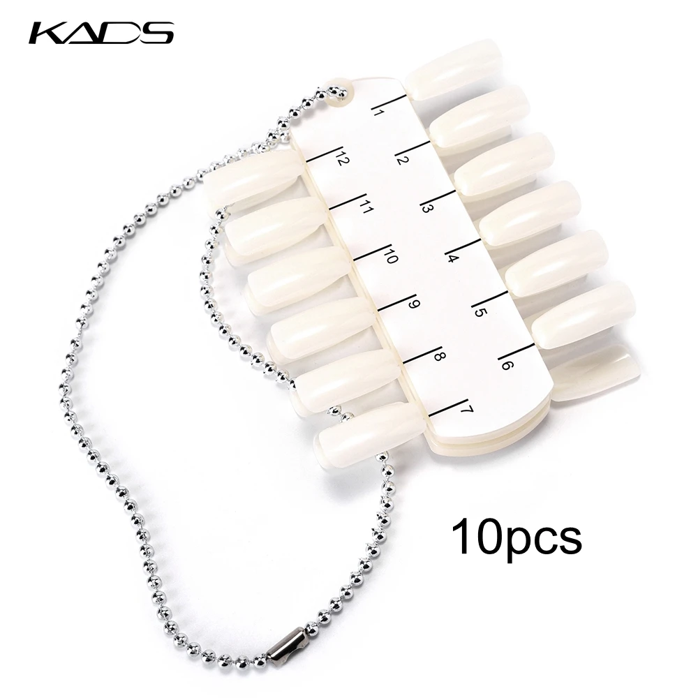 KADS 10pcs/ LOT DIY Portable Polish 24 Nail Art Design Practice Tips Display Palette Tool nail display for art | Красота и здоровье