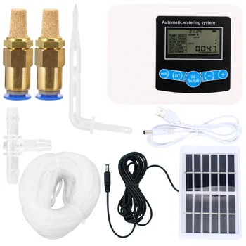 

1 Set Double Pump Watering Timer Garden Irrigation Controller Watering Device