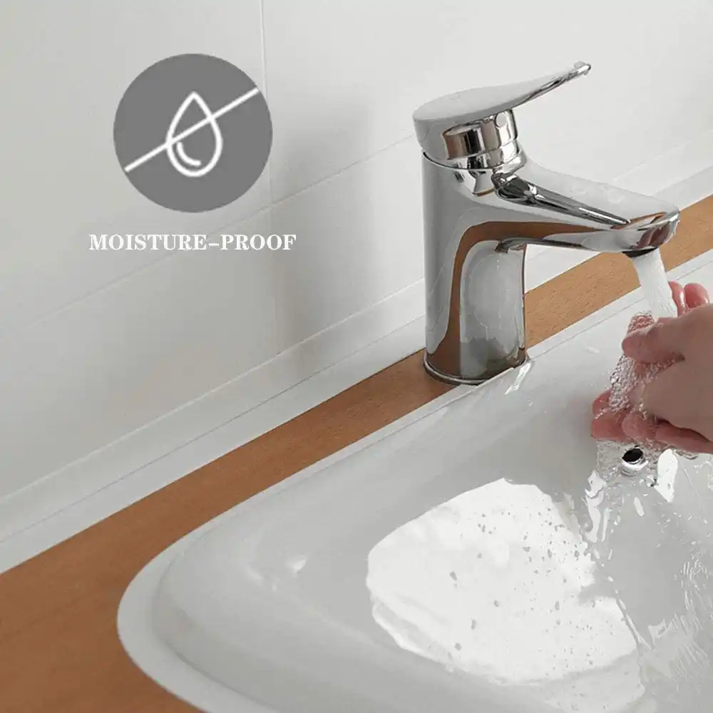 Neue Dichtung Streifen Bad Dusche Waschbecken Bad Abdichten Band Weiss Pvc Selbst Klebstoff Wasserdichte Wand Aufkleber Fur Bad Kuche Dichtleisten Aliexpress