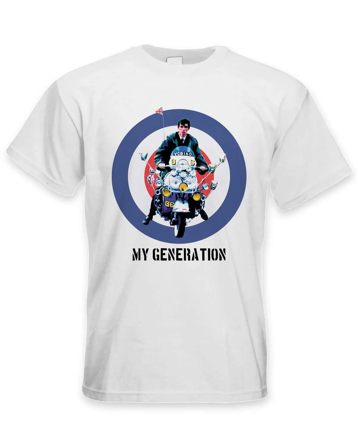 My Generation Mod Scooter Мужская футболка-джем унисекс The Who Quadrophenia мультяшная футболка