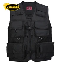 Рыболовная куртка Furakuma, Быстросохнущий сетчатый жилет с несколькими карманами, уличный жилет, летняя сетчатая жилетка с несколькими карманами Рыболовная куртка Furakuma, Быстросохнущий сетчатый жилет с несколькими карманами, уличный жилет, летняя сетчатая жилетка с несколькими карманами