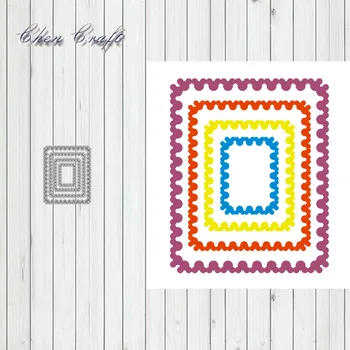 

Metal Cutting Dies Rectangle Stencil Scrapbooking Photo Album Card Paper Embossing Craft DIY Dies Cut