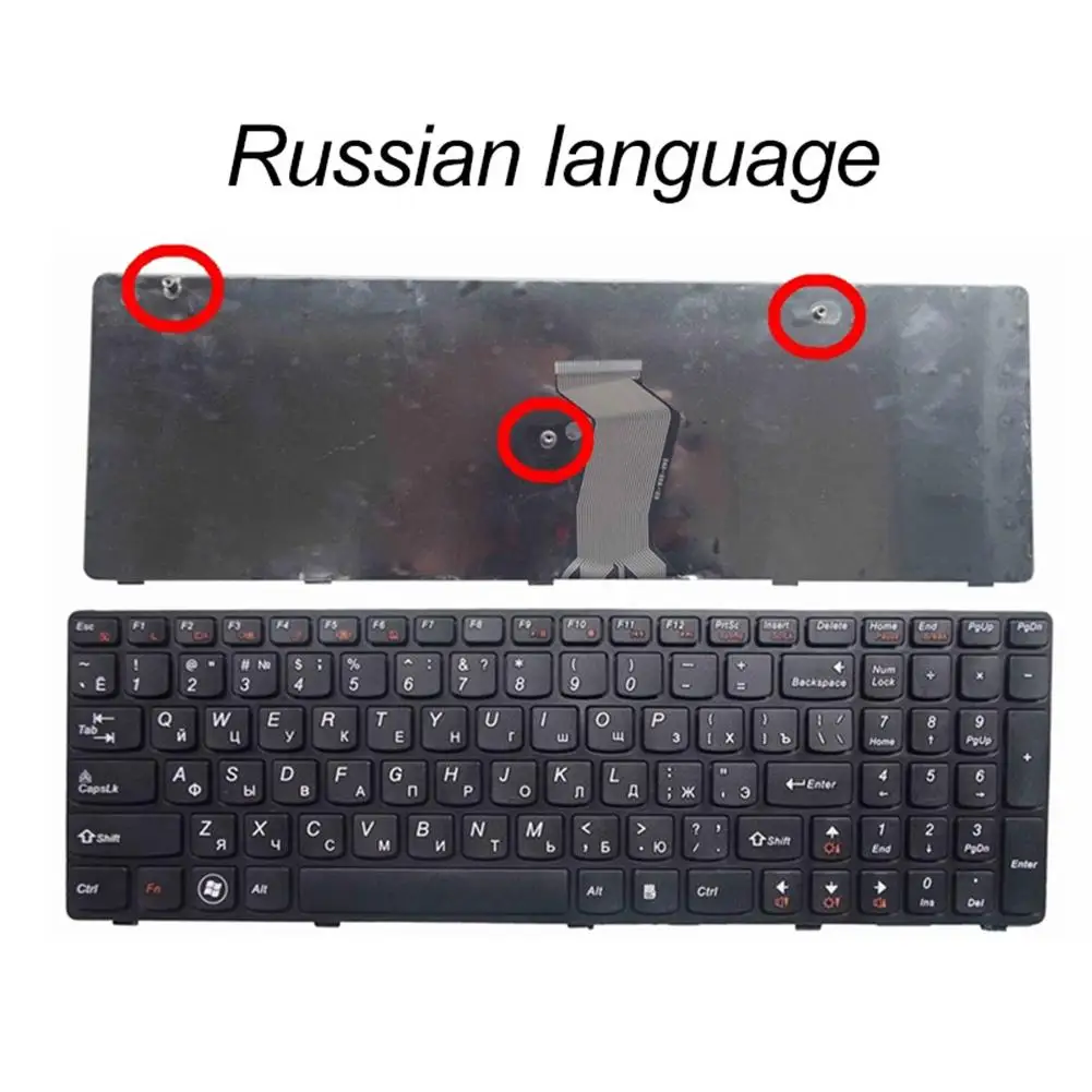 Английская Русская клавиатура для lenovo G580 Z580A G585 Z585 B580 G780 G590 ноутбук|Клавиатуры