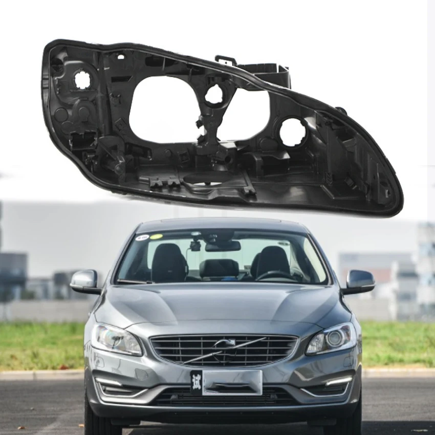 Для Volvo s60L корпус черный пластиковый корпус черный защитный чехол для объектива световая база защита от света базовые фары задний Чехол