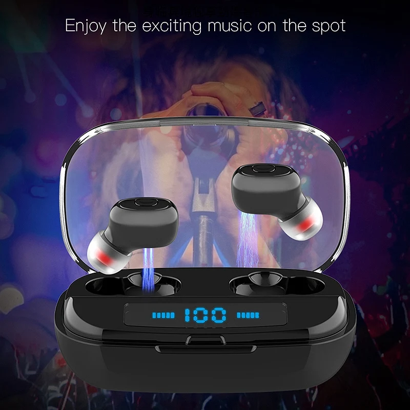 XI10S Bluetooth гарнитура 5 0 бинауральные F9TWS стерео наушники вкладыши с мобильным
