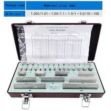 

32/38pcs 1.005-30mm Block Gauge Level 1 Caliper Block Gauge Block Level 0 Measurement Instruments