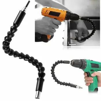 

295mm Flexible Shaft Extension Screwdriver Drill Impact Driver Ratchet Screw Driver Extend Rod Electronic Connect Link Drill