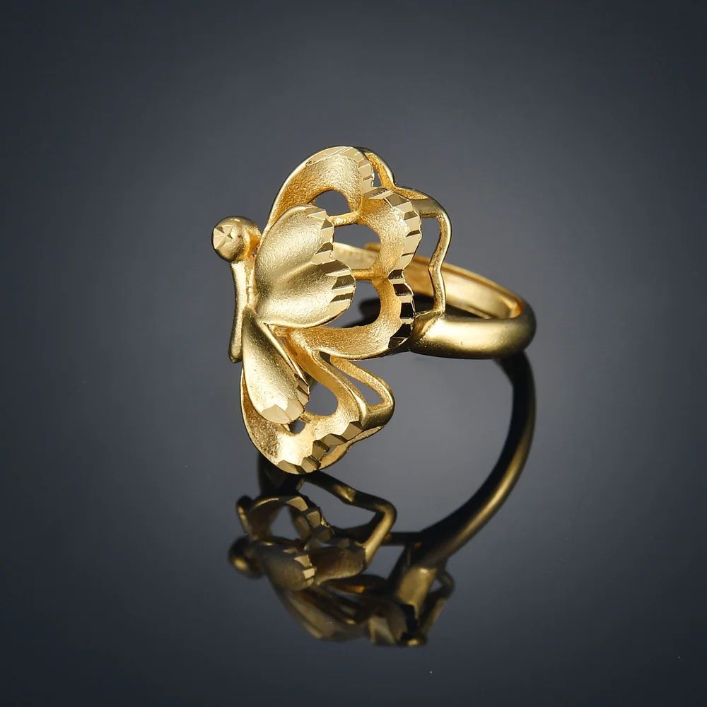 Fashion Rings Gold Rings Wedding Rings 30 Styles Fashion Luxury Charm Ring Gold Color Flowers Wedding Finger Rings for Women Party Jewelry