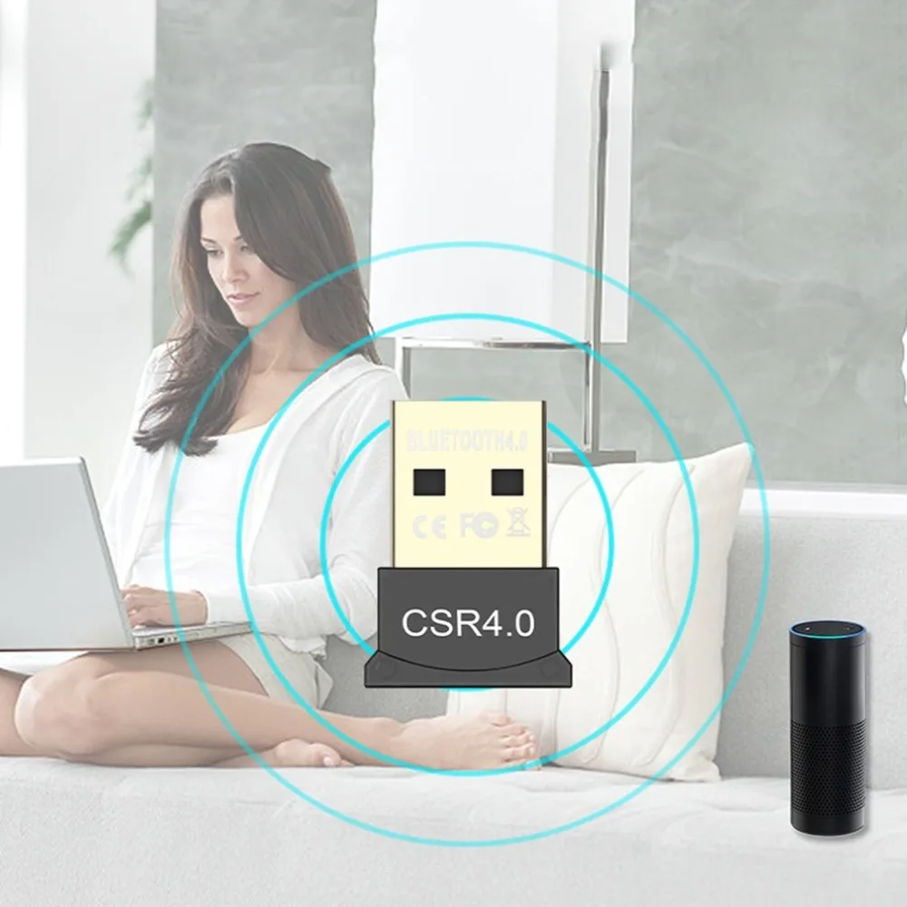 Беспроводной USB 4,0 CSR Ключ адаптер приемник для ПК Windows 7 8 10 беспроводной ключ музыкальный приемник с динамиком передатчик