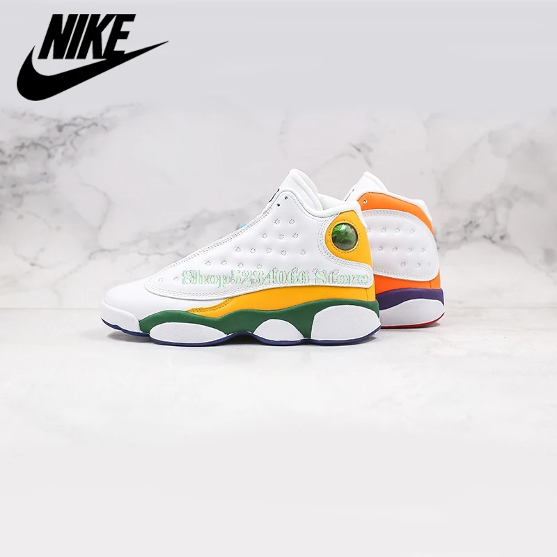 Женские кроссовки для баскетбола Nike Air Jordan 13 GS AJ13 дышащие удобные улицы размер 36-39