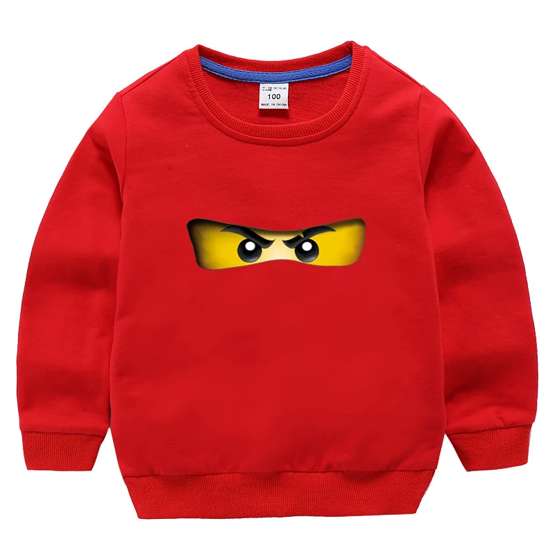 Осенне весенняя толстовка с длинными рукавами Ninjago детская одежда верхняя