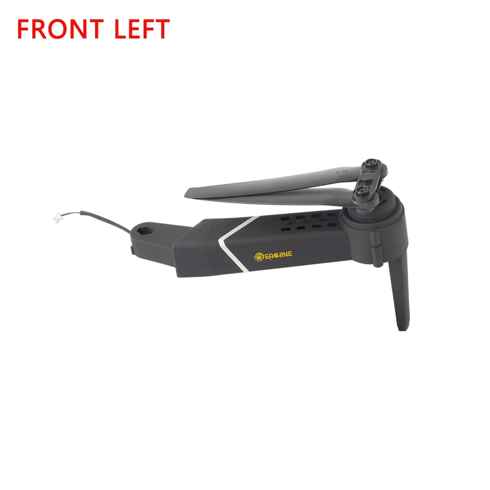 Front Left Eachine 1 шт. E520S gps Радиоуправляемый Дрон Квадрокоптер запасные части черный A xis руки с мотором и пропеллером Дрон аксессуары - Цвет: Front Left