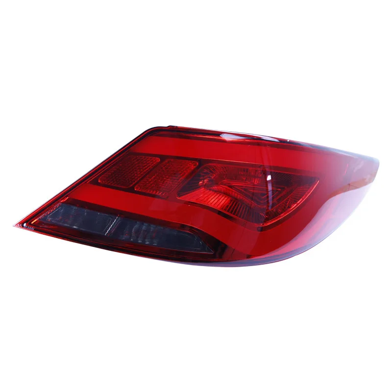 Автомобильный светодиодный задний фонарь для hyundai Accent Solaris 2012 2013 задний противотуманный фонарь+ стоп-сигнал+ Задний сигнал поворота - Цвет: red cover