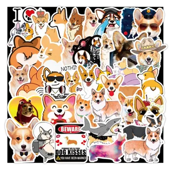 

50Pcs Dog Kirky Stickers Vinyl Kawaii Cute Waterproof Vsco Aesthetic Stickers for Car Laptop Bumper Computer Kids Stickers Decal