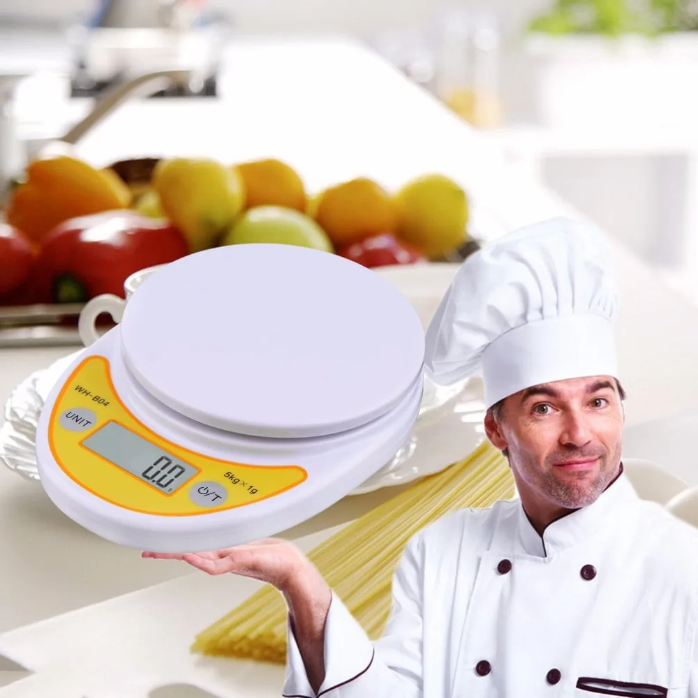 5kg/1g LCD Digital Electronic Scale For Food Balance Weighing