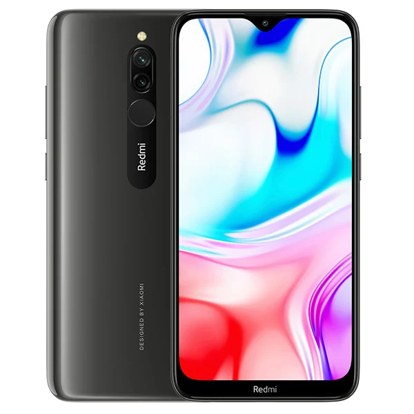 Смартфон Xiaomi Redmi 8 с глобальной версией, 3 ГБ ОЗУ, 32 Гб ПЗУ, экран 6,22 дюйма, Восьмиядерный процессор Snapdragon 439, двойная камера 12 Мп, аккумулятор 5000 мАч - Цвет: Black