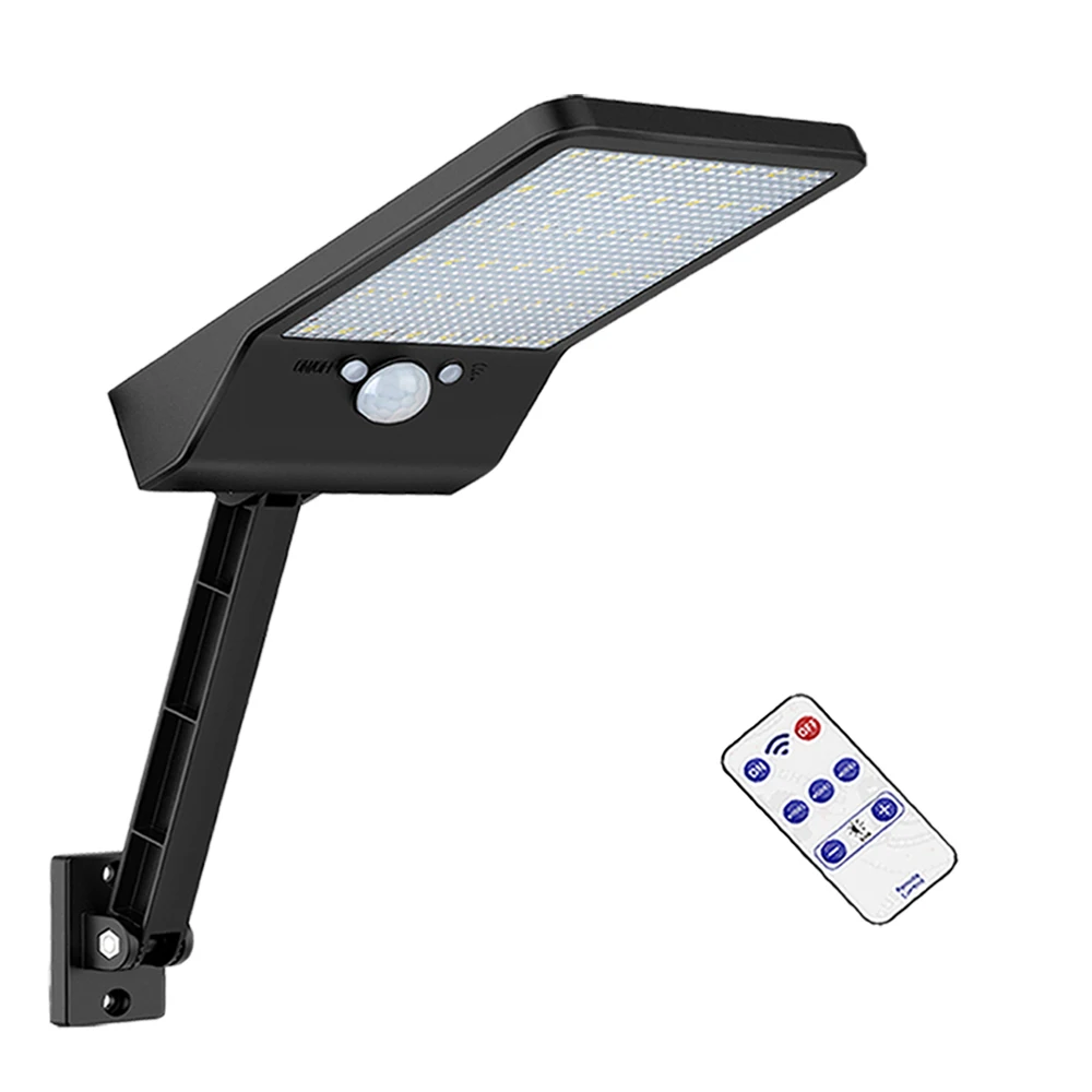 LED-Solar-path-porch-Light Garden-Fence-Lamp Outdoor Three Modes Waterproof rotate bracket remote controller Gear lock#3