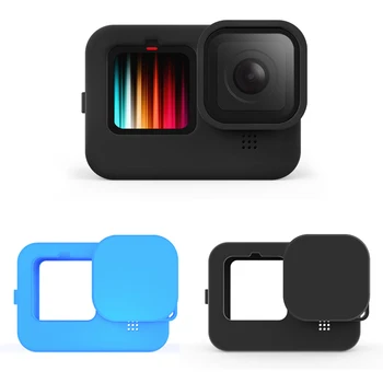 

GoPro 9 Silicone Protective Case Camera Lens Cover Case Anti-drop Soft Shell For Gopro Hero 9 Black Sports Camera Accessories