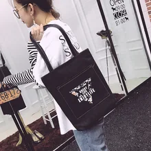 Новая стильная женская сумка на плечо в Корейском стиле, ручная сумка из парусины