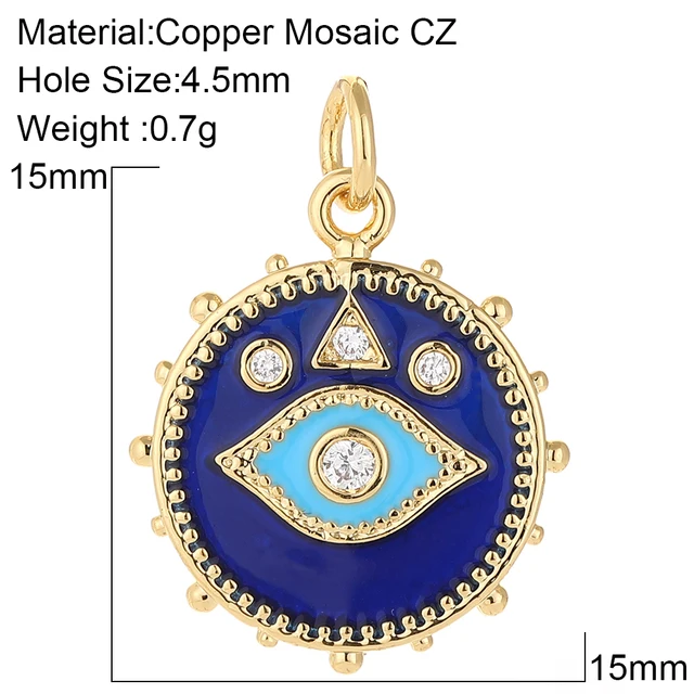 Butterfly Pendant Charms for Jewelry Making Supplies Gold Snake Heart Evil Blue Eye Deisign Charm Diy Earring Bracelet Necklace AC210012G9