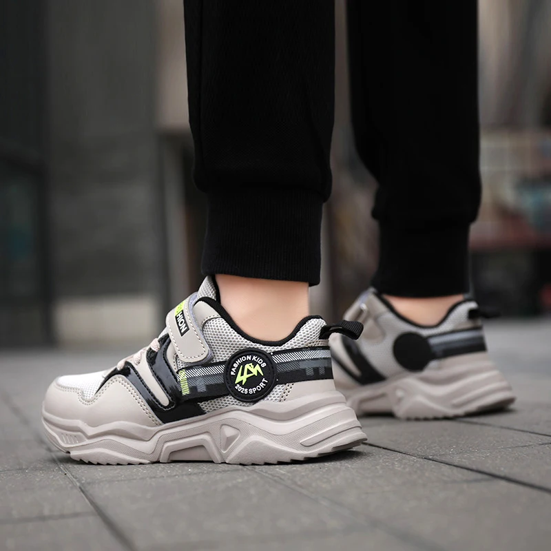 ULKNN New Style BOY'S Athletic Shoes Big Boy Junior High School Students Spring Shoes Boy Breathable Casual SNEAKERS