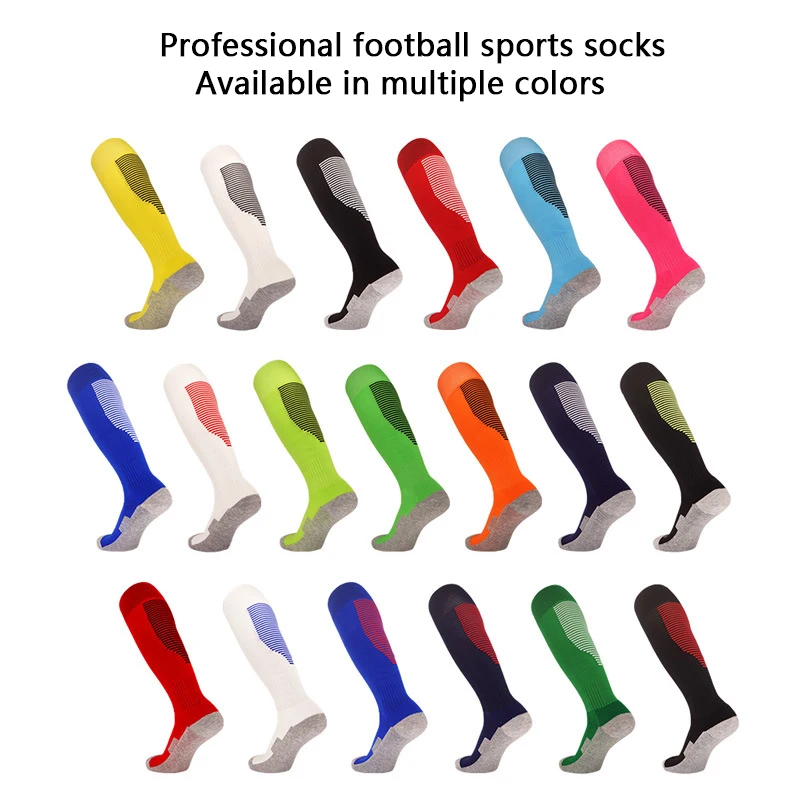 Compression Socks Unisex Shock Absorption Wear-Resistant Sweat-Absorbent Football Stockings Outdoor Basketball Soccer Calcetines compression socks,soccer socks